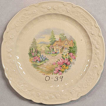 Plate- Crinoline Lady- 1940 — Orana Op Shop